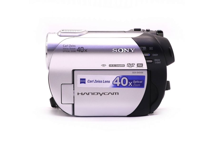 Цифровая видеокамера Sony DCR-DVD106E в упаковке