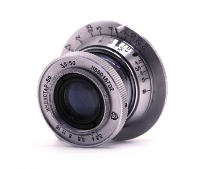 Советский объектив Индустар-50 3,5/50mm тубусный