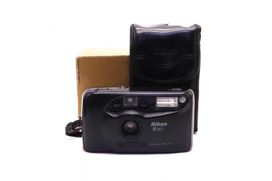 Компактная плёночная камера Nikon AF210 в упаковке