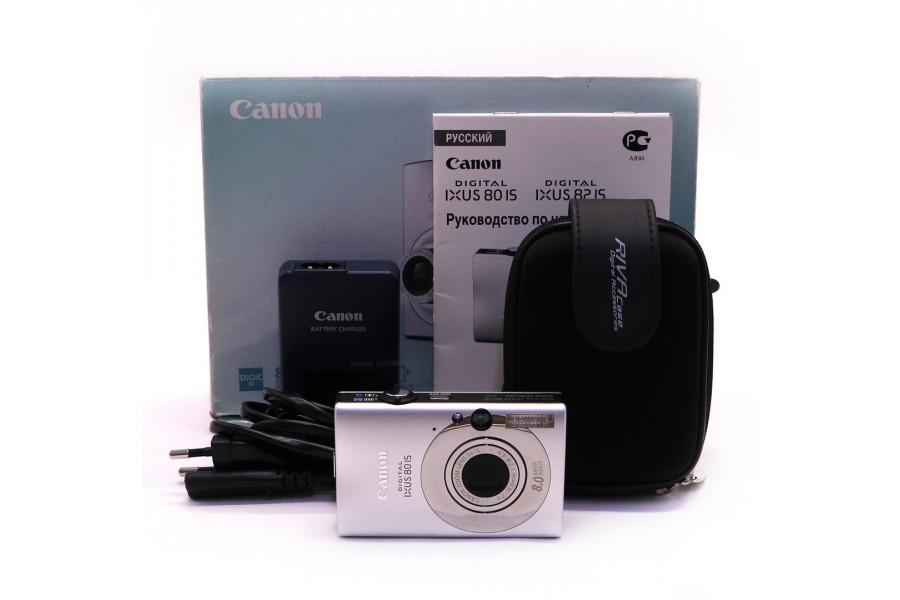 Цифровой фотоаппарат Canon IXUS 80 IS в упаковке