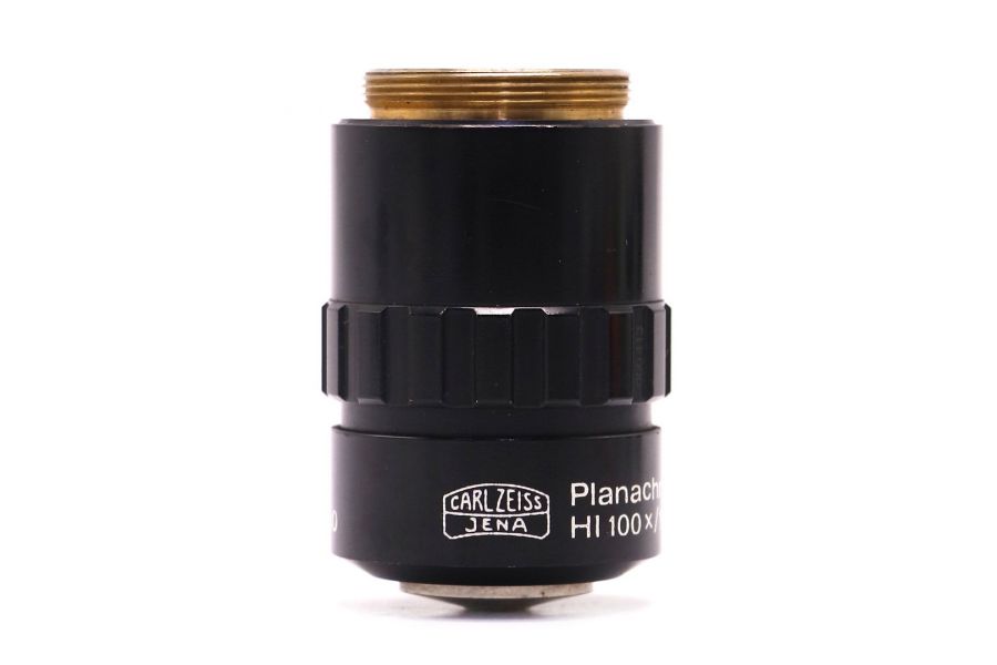 Объектив микроскопа Carl Zeiss Jena GF-Planachromat HI 100x/1,30
