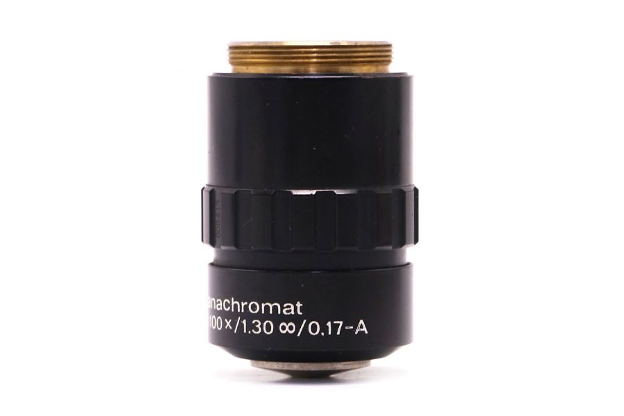 Объектив микроскопа Carl Zeiss Jena GF-Planachromat HI 100x/1,30