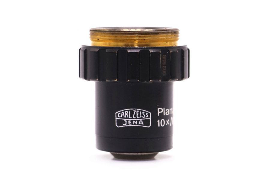 Объектив микроскопа Carl Zeiss Jena Planachromat 10x/0,20