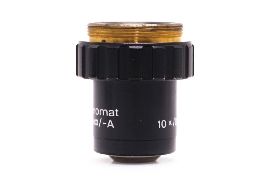 Объектив микроскопа Carl Zeiss Jena Planachromat 10x/0,20