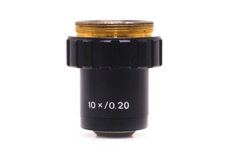 Объектив микроскопа Carl Zeiss Jena Planachromat 10x/0,20