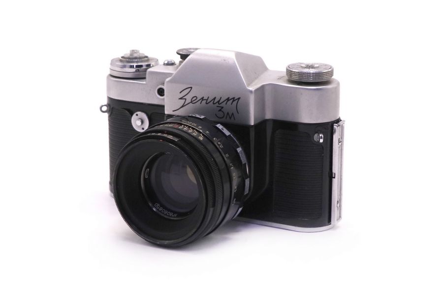 Советская фотокамера Зенит 3М/Zenit 3M + Гелиос-44