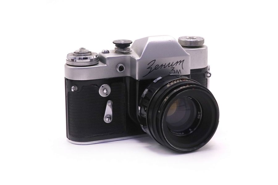 Советская фотокамера Зенит 3М/Zenit 3M + Гелиос-44