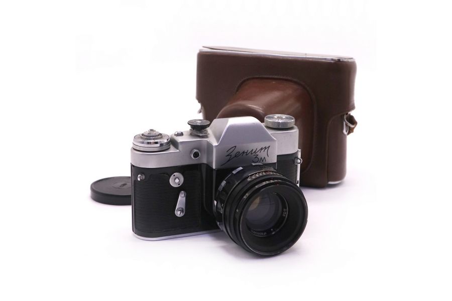 Советская фотокамера Зенит 3М/Zenit 3M + Гелиос-44