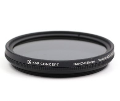Светофильтр K&F Concept NANO-B Variable ND2-400 52mm в кейсе