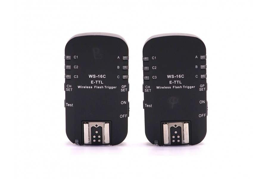 Комплект TTL радиосинхронизаторов WS-16C для Canon