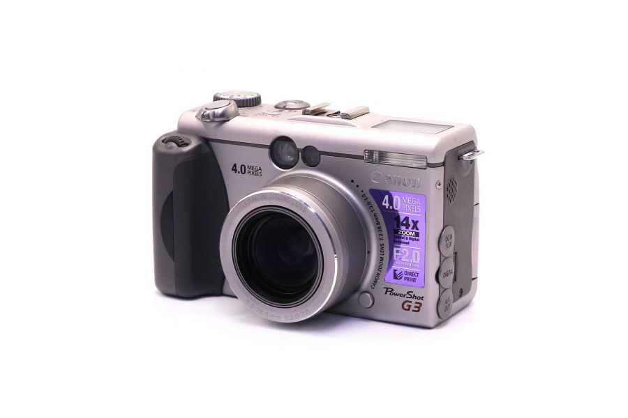 Цифровая фотокамера Canon PowerShot G3 в упаковке