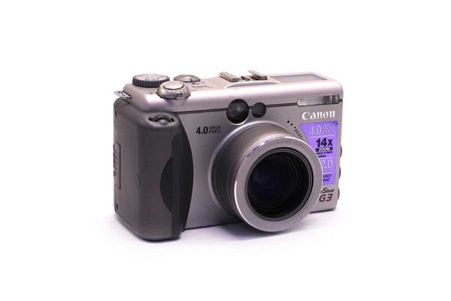 Цифровая фотокамера Canon PowerShot G3 в упаковке