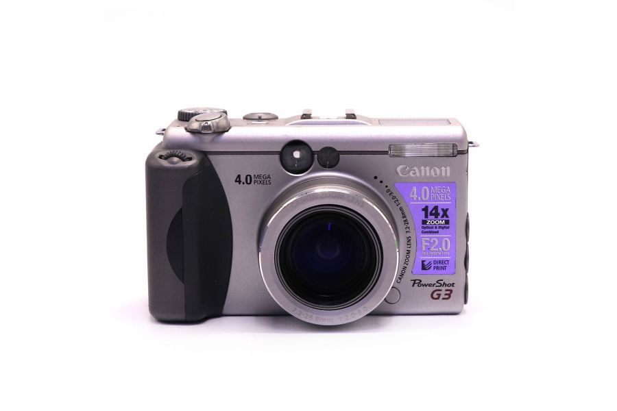 Цифровая фотокамера Canon PowerShot G3 в упаковке