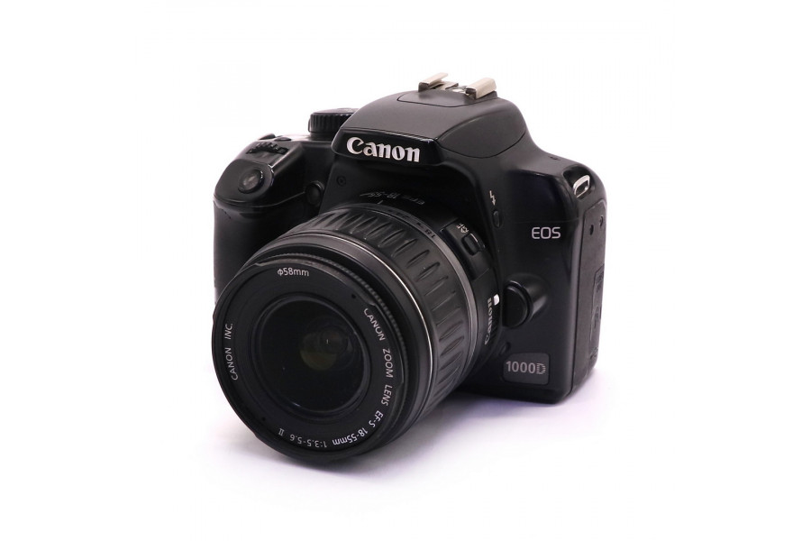 Камера Canon EOS 1000D kit в упаковке (пробег 78000 кадров)