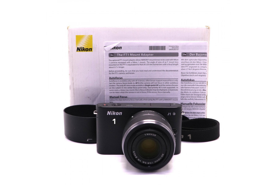 Камера Nikon 1 J1 kit в упаковке (пробег 7730 кадров)