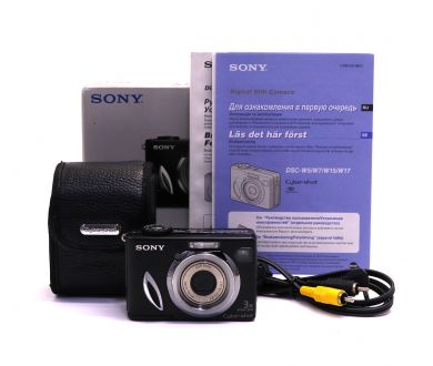 Камера Sony Cyber-shot DSC-W17 в упаковке