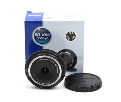 Объектив Olympus 9mm f/8 Fisheye в упаковке