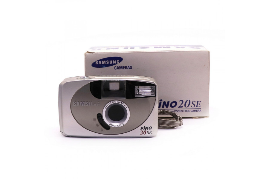 Плёночный фотоаппарат Samsung Fino 20SE в упаковке