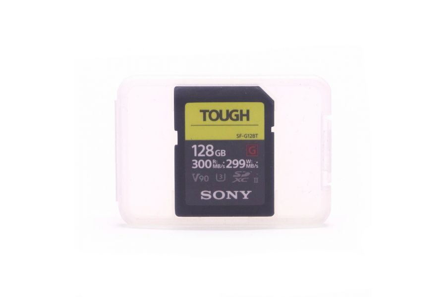 Карта памяти SDXC 128GB Sony SF-G TOUGH UHS-II U3 V90 299/300 MB/s (SF-G128T)