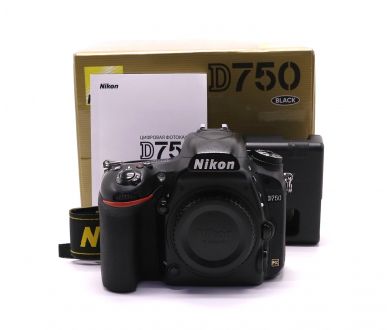 Nikon D750 body в упаковке (пробег 327575 кадров)