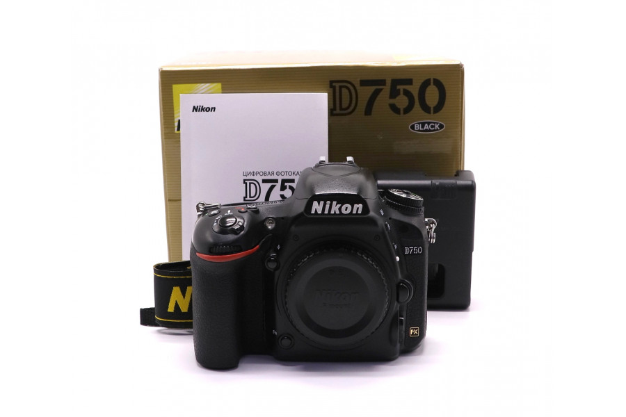 Nikon D750 body в упаковке (пробег 327575 кадров)