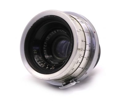 Объектив Юпитер-12 П 2.8/35 Contax RF/ Киев silver КМЗ
