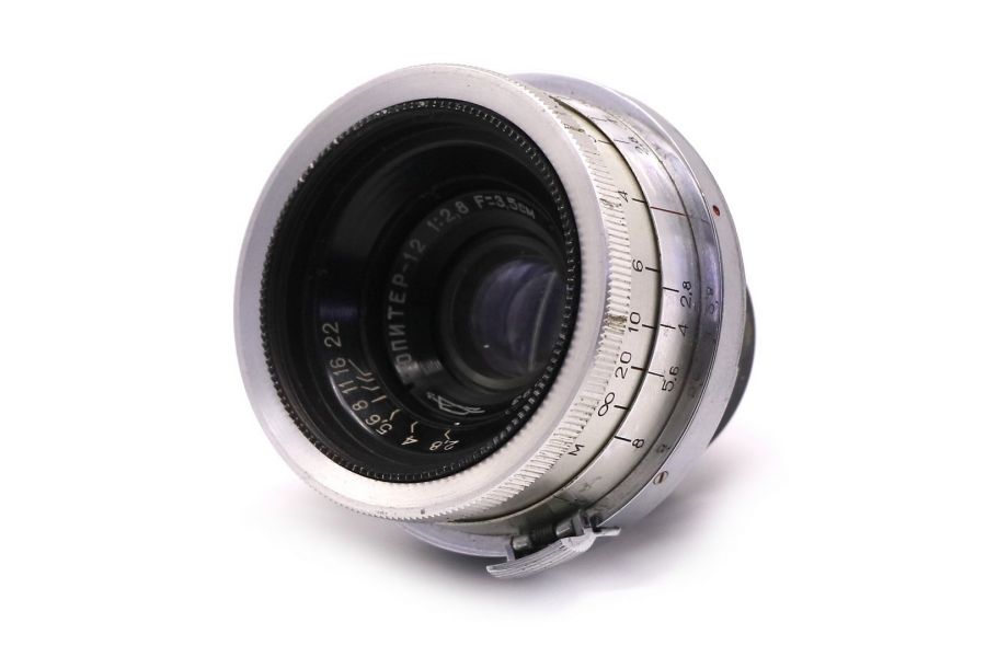 Объектив Юпитер-12 П 2.8/35 Contax RF/ Киев silver КМЗ