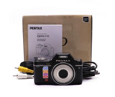Компактная фотокамера Pentax Optio I-10 в упаковке