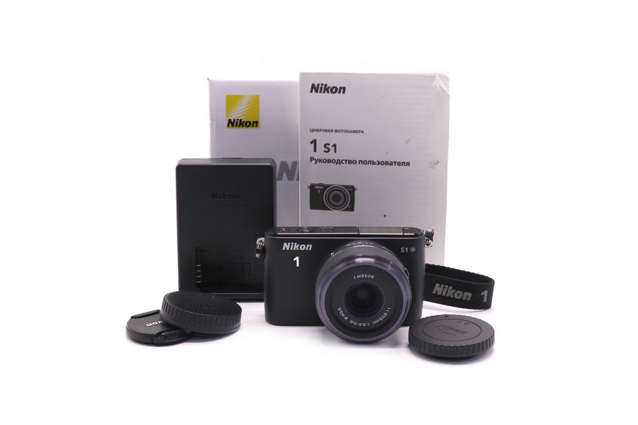 Nikon 1 S1 kit в упаковке (пробег 1150 кадров)