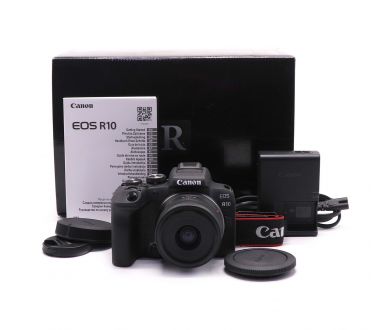 Canon EOS R10 kit в упаковке (пробег 1500 кадров)