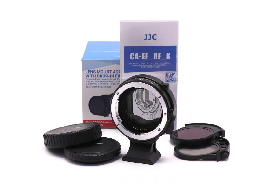 Adapter JJC EF-EOS R с Drop-In фильтрами в упаковке