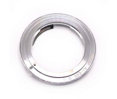 Адаптер Nikon F - Canon EOS с чипом silver