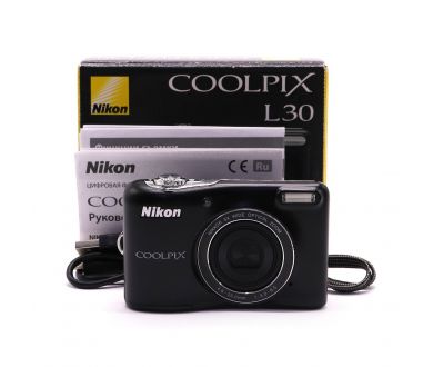 Фотоаппарат Nikon Coolpix L30 в упаковке