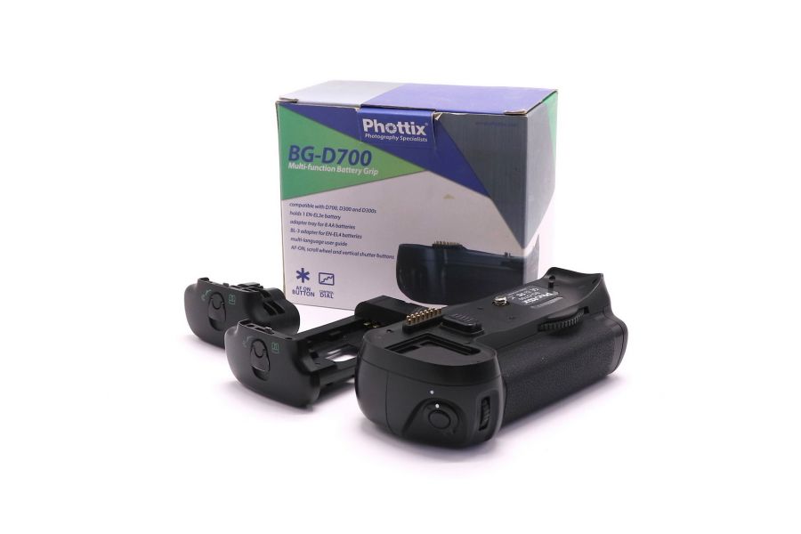 Батарейный блок Phottix для Nikon BG-D700 в упаковке