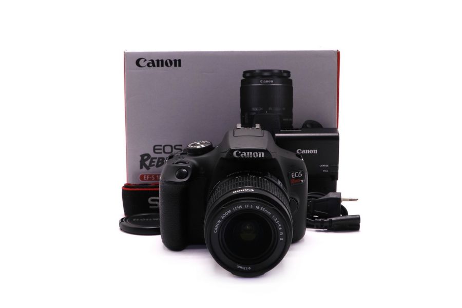 Камера Canon EOS Rebel T7 kit в упаковке (пробег 15150 кадров)