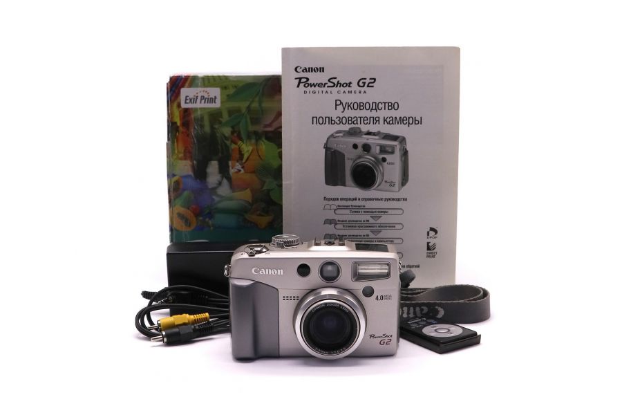 Цифровая камера Canon PowerShot G2 в упаковке