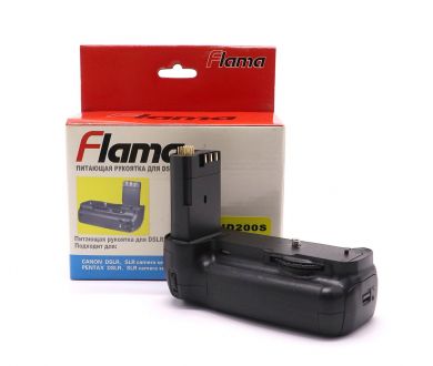 Батарейная ручка Flama JND200S для Nikon D200 в упаковке