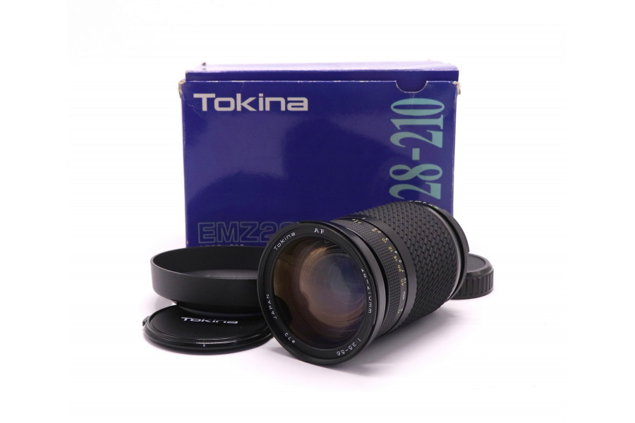 Объектив Tokina AF 28-210mm f/3.5-5.6 в упаковке