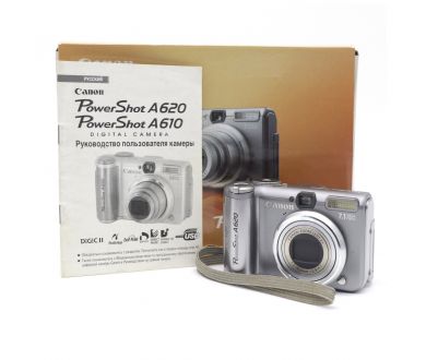 Цифровая камера Canon PowerShot A620 в упаковке