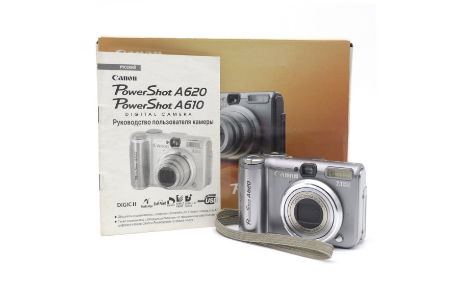 Цифровая камера Canon PowerShot A620 в упаковке