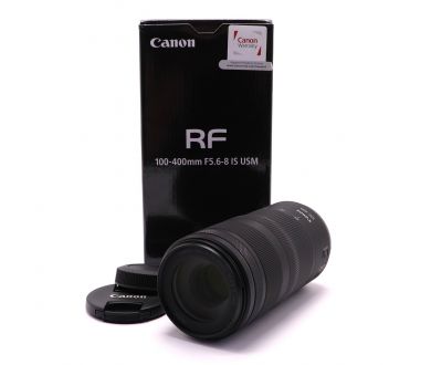 Объектив Canon RF 100-400mm f/5.6-8 IS USM в упаковке