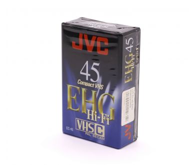 Видеокассета для записи VHS-C JVC Hi-Fi EC-45 EHG