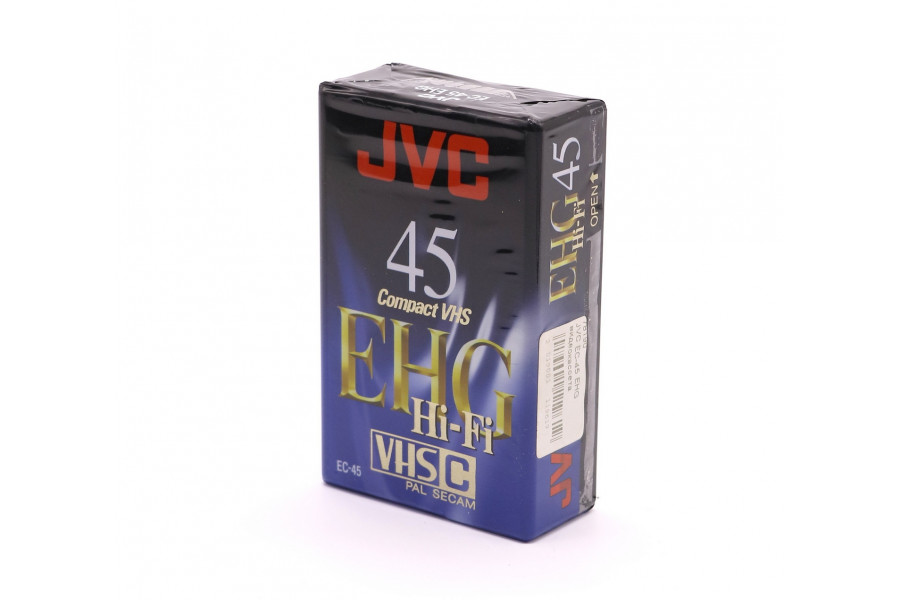 Видеокассета для записи VHS-C JVC Hi-Fi EC-45 EHG