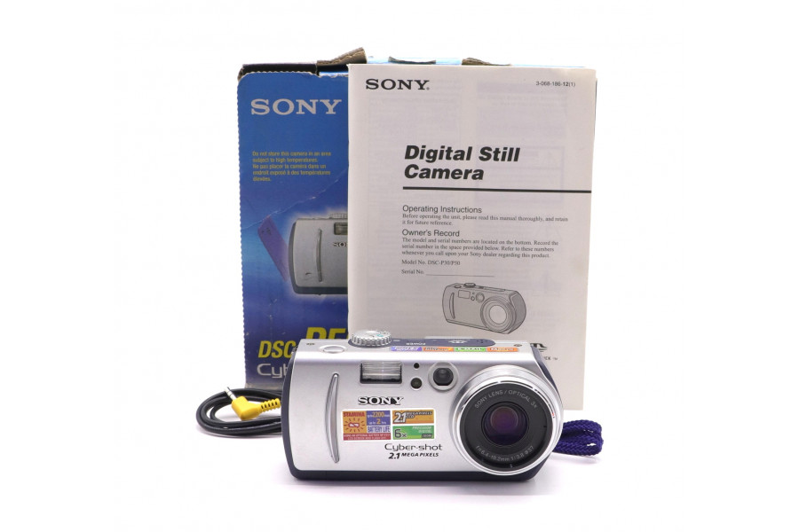 Компактный Sony Cyber-shot DSC-P50 в упаковке