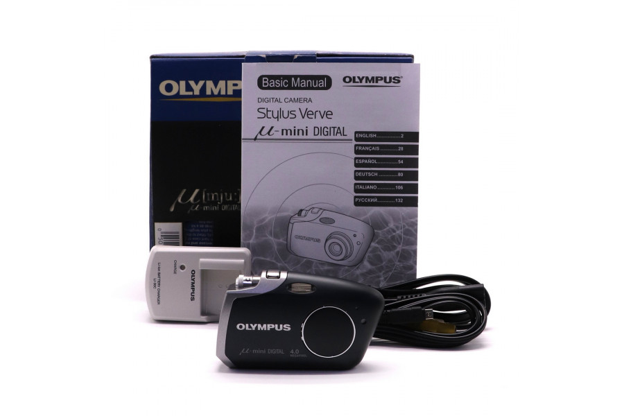 Камера Olympus Mju mini Digital в упаковке