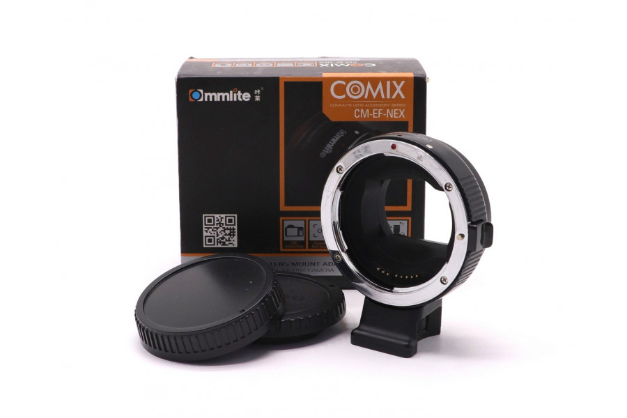 Adapter Commlite CoMix CM-EF-NEX в упаковке