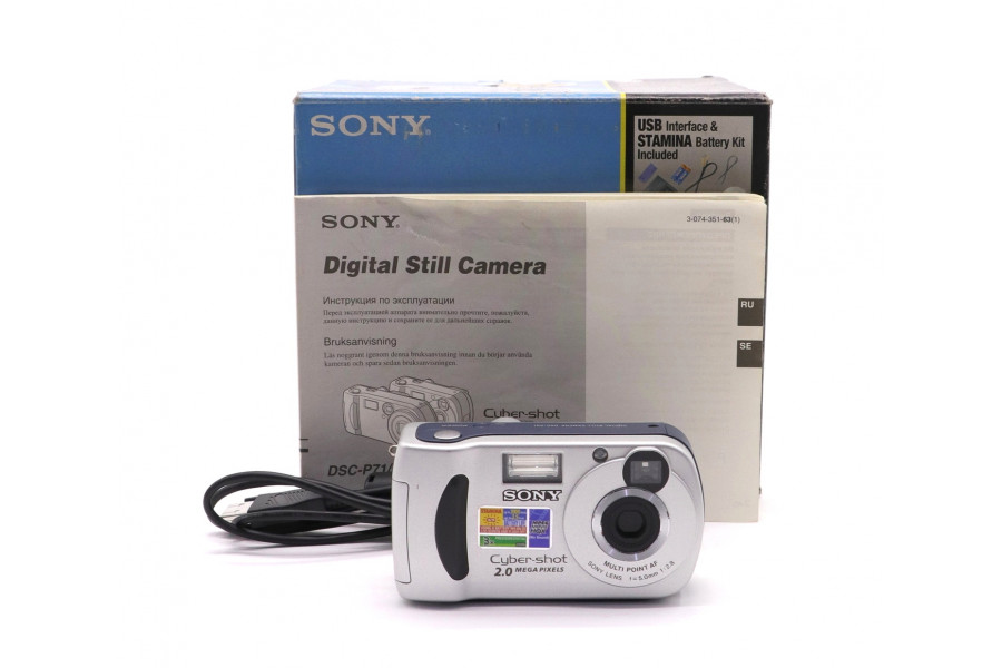 Фотокамера Sony Cyber-shot DSC-P31 в упаковке