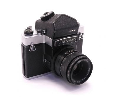 Фотоаппарат Киев 6С + Вега-12Б (1979 г.)