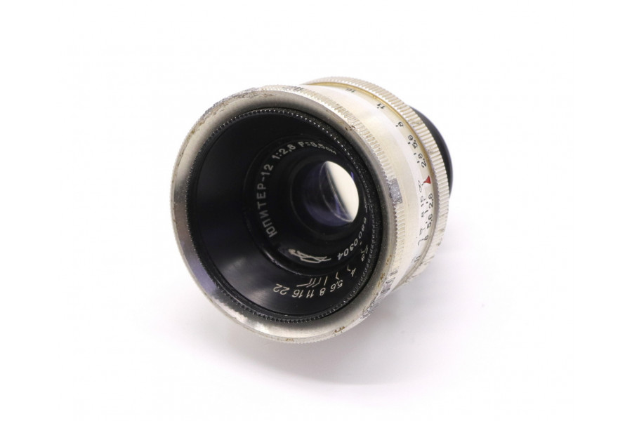 Объектив Юпитер-12 П 2.8/35 М39 silver КМЗ (СССР)