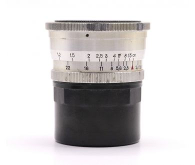 Объектив Юпитер-12 П 2.8/35 М39 silver КМЗ (СССР)